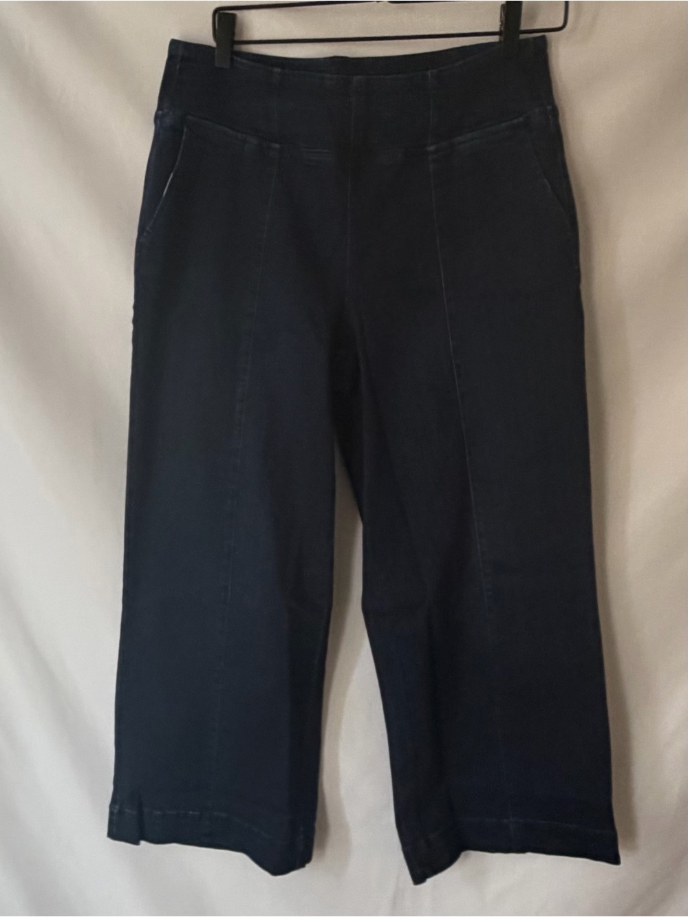New Belle by Kim Gravel TripleLuxe Front Seam Full Leg Jean Dark Indigo 12P